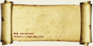 Omilj Nenadić vizit kartica